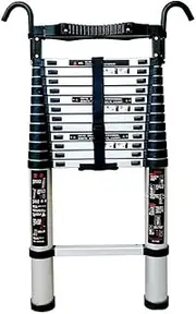 Ladder,Outdoor Ladders,Telescopic Ladder,Aluminum Telescopic Tall Ladder with Detachable Hook, Heavy Duty Protable Folding Telescoping Ladder,Outdoor Ladders for Loft Indoor Outdoor Office Hous