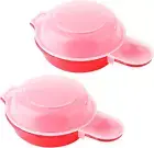 2Pcs-Microwave Egg Cooker,Microwave Egg Maker,1 Minute Fast Egg Hamburg Omelet M