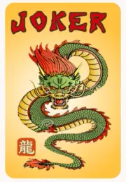 Mah Jongg Jong Mahjong 10 Joker Stickers Dragon - Set #807 ** Free Shipping **