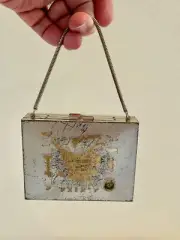 Vintage ALASKA Cigarette Case Lipstick Holder, Powder Compact, Comb w/Mirror