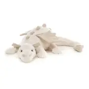19.7" Snow Dragon Plush Toy A Magical, Soft Gift for Kids and Plush Lovers
