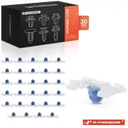 A-Premium 30x 22 mm Moulding Retainer Clips w/ Rubber Boot for BMW E36 318i E46 (for: BMW)