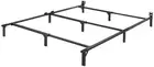 Metal Bed Frame, 9-Leg Base for Box Spring and Mattress, Queen, Tool-Free Eas...