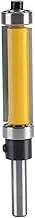 Flush Trim Router Bit Set,Top Bearing Flush Trim Router Bit 1/4 Shank, Bottom Bearing 1‑1/2inch H, 1/4inch Shank Woodworking Tool