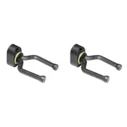 2x Gravity GS08WMB Universal Wall Mount Hanger For Acoustic/Electric Guitar BLK