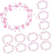 [DONFAMDS] 30pcs Artificial Pearl String Decoration for Bouquets Faux Pearl Chain for Wedding DIY Decor Elegant Beads for Vases Holiday Events and Craft Projects