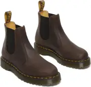 Dr. Martens Women's 2976 Bex Chelsea 15 Women/14 Men, Dark Brown Crazy Horse