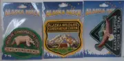 Alaska Patches Iron-ON Souvenir PATCHES Set of 3 New