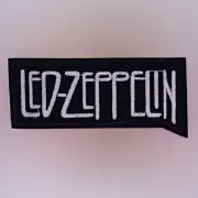 Led Zeppelin Patch — Iron On Badge Embroidered Motif — Rock Band Music