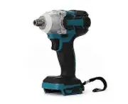 18V Makita Impact Wrench 700 N.m Torque, 3000 RPM, Lithium Battery Compatible, Hand-held, Black and Blue hwy