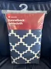 Flannelback tablecloths - 1.5 x 2.6m - in navy or grey