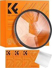 K&F Concept 67mm Central Hexagonal Lens Filter, Special Effect Filters with Multiple Refracting Subjects, Prism Optical Glass for Camera Creative Photography/Portrait