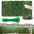 Artificial Ivy Privacy Fence Grass Wall Screen Fake Vines Balcony Privacy Cover