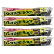 40pc 90L Bin Garbage Bags Liners Large Rubbish Bags Black Garbage Bag 90 Liter