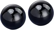 FashionCha 2 Replacement Perfume Caps for 15 Mm Diameter. Stylish And Easy to Use Round Perfume Bottle Accessories, Resistant to, PP Black