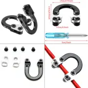 2Set Compound Bow D Loop U Nock D Ring Buckle Release Nocking Loop + Screwdriver