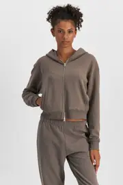 [Bonds] Bonds Women's Move Double Zip Hoodie in Spindle Size: 3XL 3XL Spindle