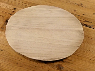 Round Wooden Plates Serving Trays Display Charcuterie Board Choose Farmhouse