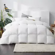 Duck down Quilt, 500GSM Super King Feather Comforter Doona Duvet Cover Quilts Wi