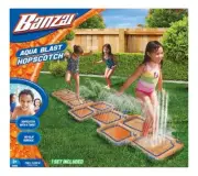 Banzai Aqua Blast Hopscotch Water Splash Pad Sprinkler Summer Toy NEW IN BOX
