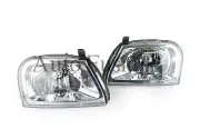 Headlights Pair For Mitsubishi Triton Mk 2001-2006