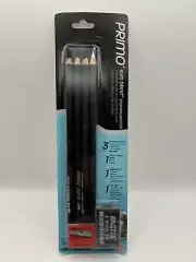 Primo Euro Blend Charcoal Pencil Kit 6 Piece Set