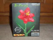 NEW, BRICKTANICALS Brick Building Set - 102 Pieces - AMARYLLIS