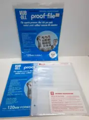 VUE-ALL Archival Polyethylene Proof-File 120mm Format NegativePreserver 75 Pages