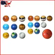 9/10pcs Space Bouncy Balls Moon Solar System Space Theme Bouncy Balls for Kids