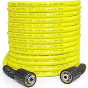 Kink Resistant Pressure Washer Hose 30M 1/4" M22 Brass Fitting Power Washer Hose