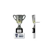 333568 GEELONG CATS 2022 AFL PREMIERS TEAM LOGO 3D TROPHY LAPEL PIN BADGE