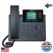Yealink SIP-T34W WiFi IP Phone - Power Adapter Included - 4 VoIP Accounts. 2.