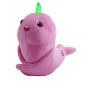 Fingerlings HUGS - Rachel (Pink Glitter) - Interactive Plush Narwhal