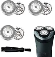 Cosmeria 3 Packs SH30 Replacement Shaving Head for Philips Series 1000, 2000, 3000 Razor, Replacement Blades for Philips Men's Shaver with Cleaning Brush