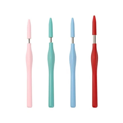 4Pieces Punching Needle Embroidery Pen Punching Needle Tool Set 2.5/3/3.5/5.0mm
