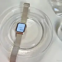 在飛比找樂天市場購物網優惠-流光銀不銹鋼磁吸 Apple Watch錶帶 ｜5色｜App