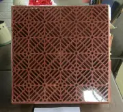 Set of 6 TERRA COTTA Interlocking Outdoor Patio, Walkway Tiles Step Stones "NEW"