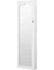 [Levede] Jewellery Cabinet Full Length Mirror in White