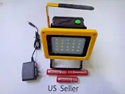 Rechargeable 30W outdoor Portable 20 LED Flood Work Light Caravan Camping Lamp