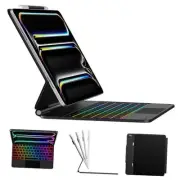 Keyboard Case for iPad Pro 13-inch (M4) 2024,Magic Keyboard with 11 Colors