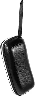 [Healeved] Convenient Leather Glasses Case Zipper for Eyeglasses Sunglasses Storage Pink