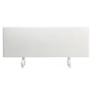 Nobo 2kW Slimline Panel Heater with Castors & Thermostat White