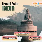 India Travel eSIM 2 to 10 days | Highspeed 4G data | Unlimited 2G