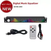31-Band Music Spectrum Display 15-Band Digital Equalizer w/ Remote for Home KTV