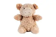 Urban Curly Pig 18cm Soft Toy Kids Children Stuffed Animal Fun Play Plush Pink