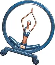 Yoga Lovers Gift Yoga Pose Sculpture Female Form Body Sculpture Office Ornament Car Interior Ornaments Garden Yoga Miniature Yoga Statues Yoga Shelf Decor Student Girl Books/818