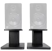 Rockville 8” Black Studio Monitor Speaker Stands For Rockville APM8B