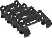 HORIALENCE 4pcs Bicycle Pump Holder Lightweight Plastic Clip Bracket for Easy Installation Road Mountain Bikes Durable Cycling Accessory for Go Cyclists