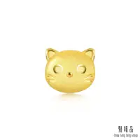 在飛比找Yahoo奇摩購物中心優惠-點睛品 小貓 黃金耳環