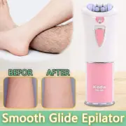 Smooth Glide Epilator LED Light Defeatherer Face Body Facial Hair Removal AU
